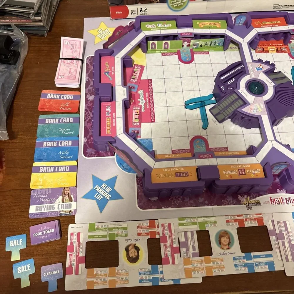Disney Hannah Montana Electronic Mall Madness Game Hasbro 2008
